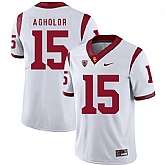 USC Trojans 15 Nelson Agholor White College Football Jersey Dzhi,baseball caps,new era cap wholesale,wholesale hats